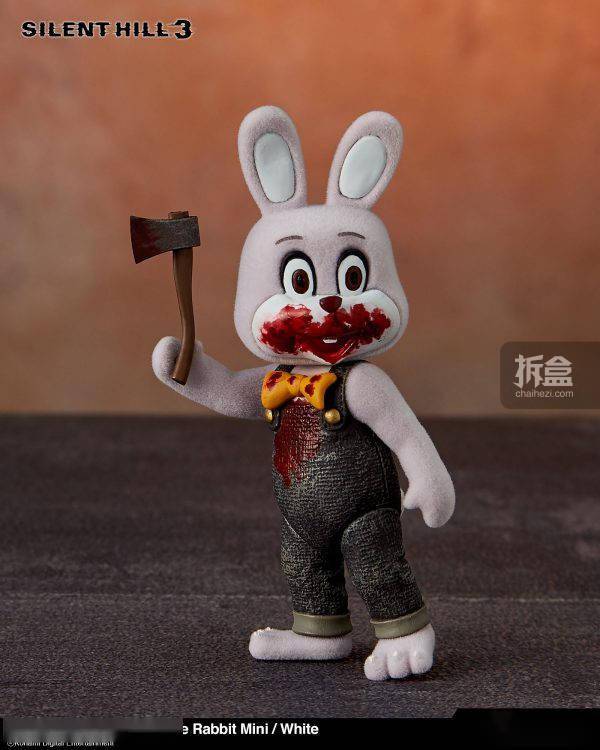 gecco 寂静岭3 罗比兔 恐怖兔子6款 担架车 迷你手办