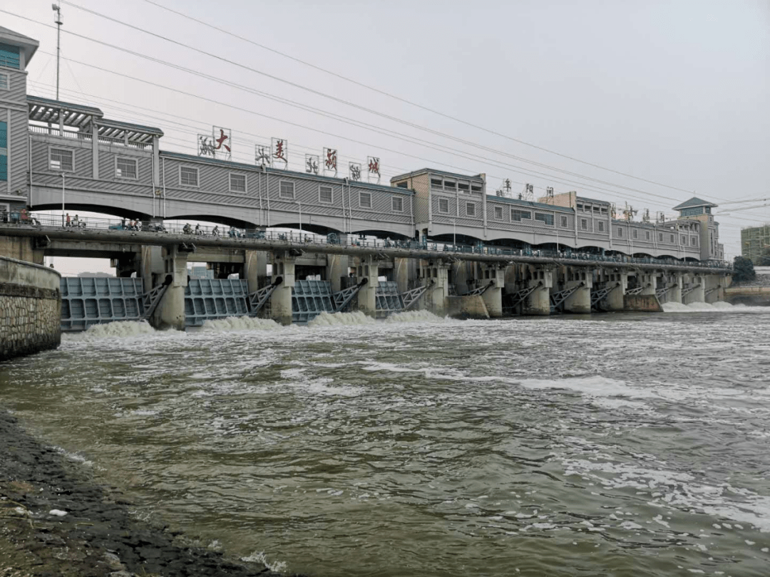 阜阳颍河闸,再次拍下.