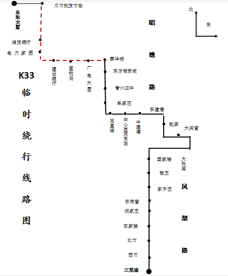 注意青州这五条公交线路临时绕行