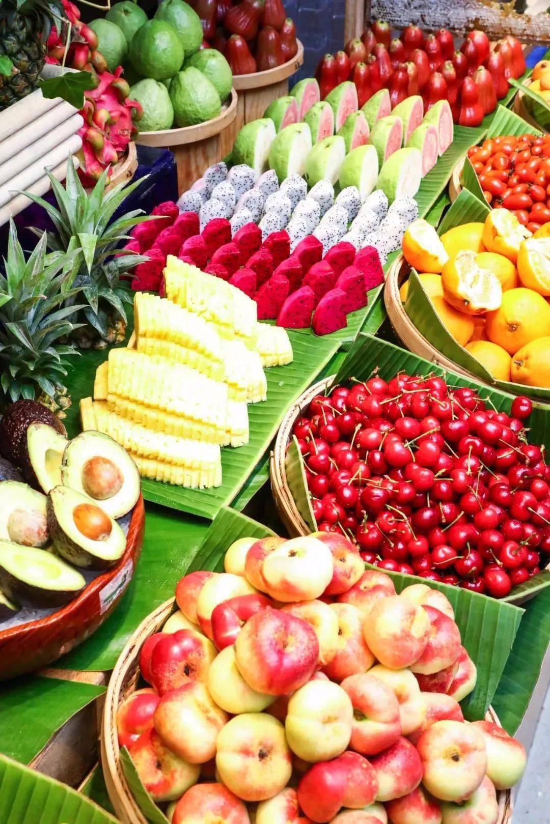 香味 完全吃不够 美丽的海南光照充足 四季瓜果飘香 盛产的热带水果种