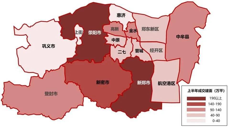 郑州行政区划分图详细图片