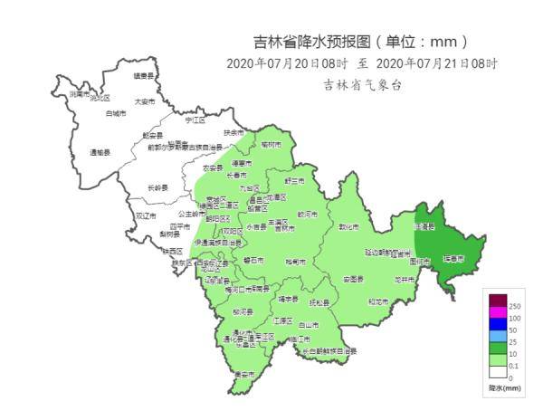 預警!吉林省東南部有大到暴雨