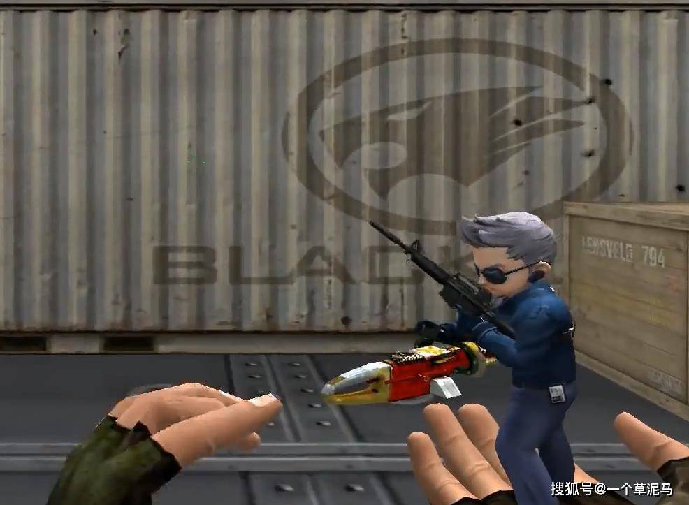 cf:谁见过内测时的"m4a1-刀锋"?手里的枪有很大变化!_玩家