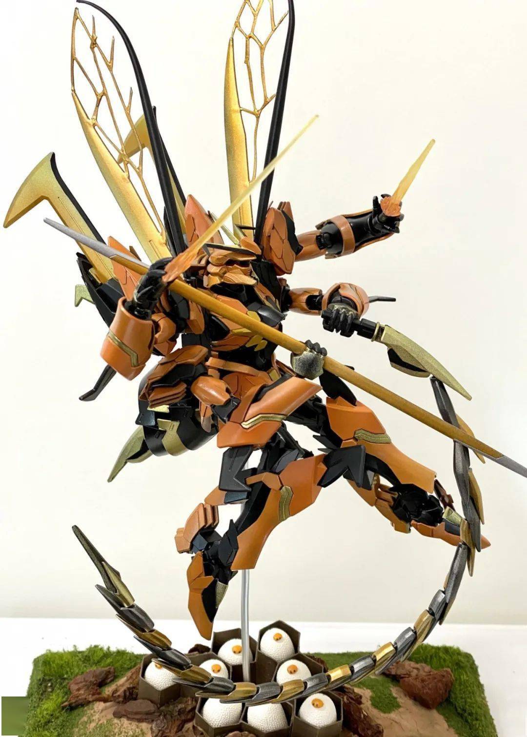 hgbd煌·基拉格是之前高达创形者中的机体,套件本身就要一定的仿生