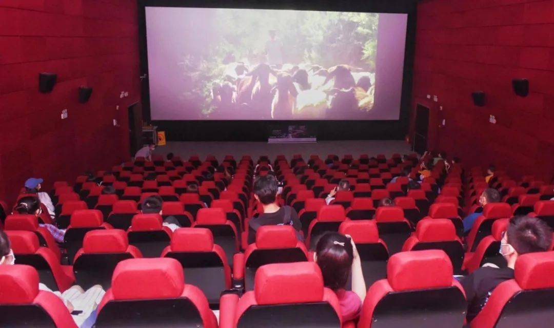 现场今天我们去看了一场电影