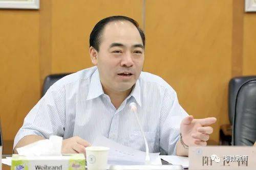 省教育厅党组书记,厅长,省委教育工委书记蒋昌忠会见株洲市市长阳卫国