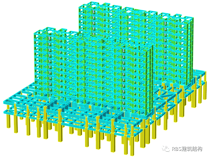 8m标高盖板上进行转换,盖上首层的室内结构标高为15.
