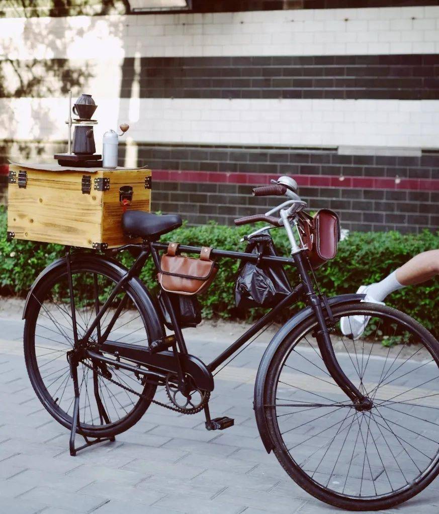 姜山改造的"呼叫咖啡"自行车