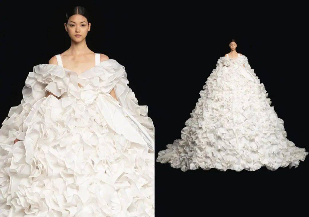 明星/皇室挚爱婚纱品牌!(valentino华伦天奴20a/w高定系列)