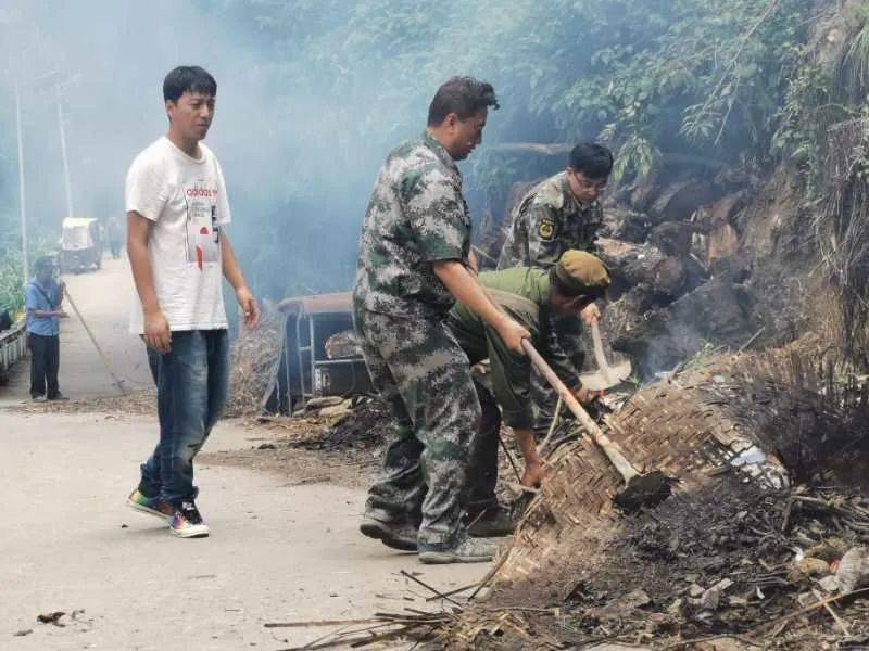 新时代文明实践马吉乡木加甲村扎实推进人居环境整治百日提升行动