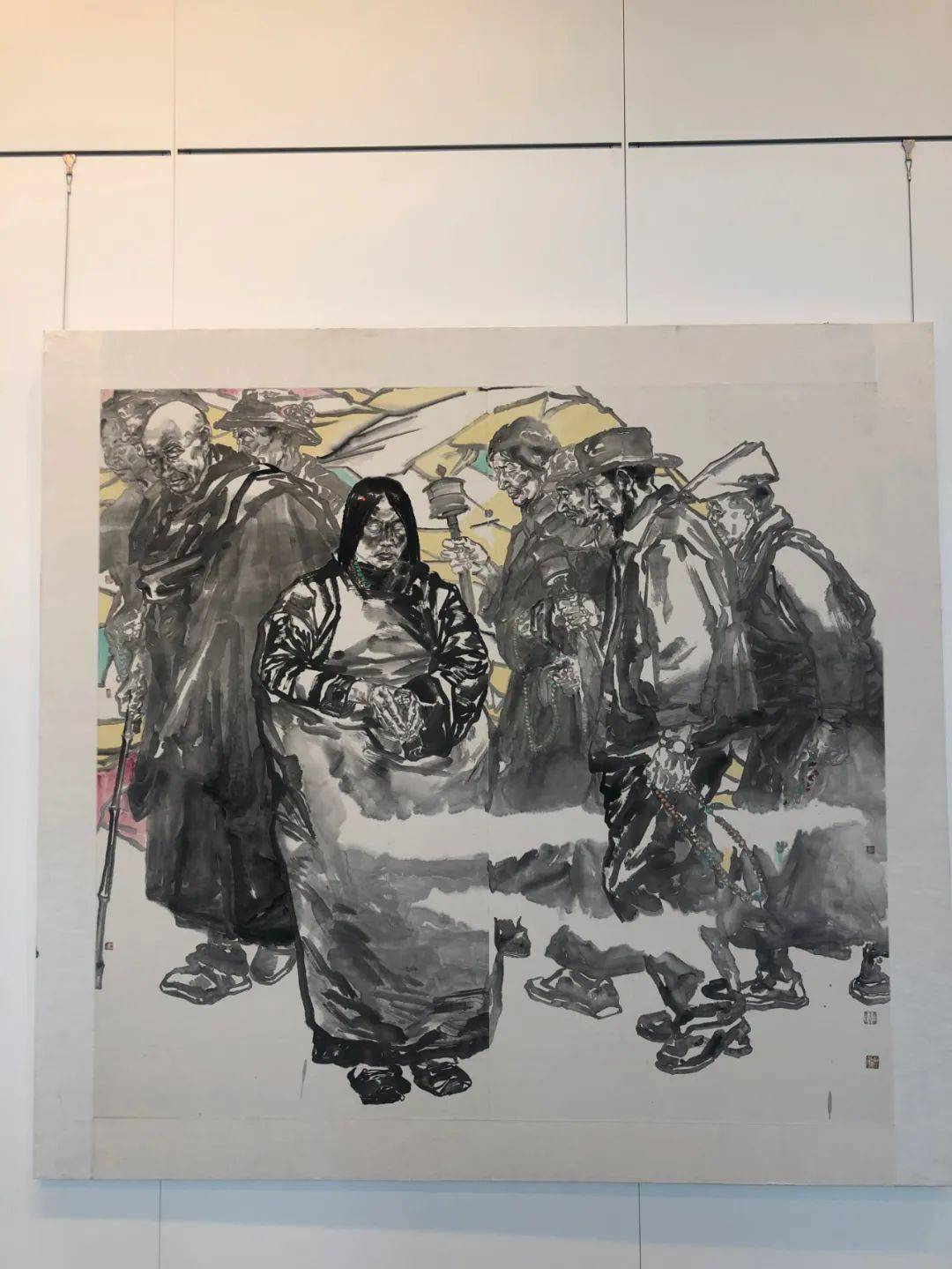 展讯∣在路上61汪新宇水墨人物画展