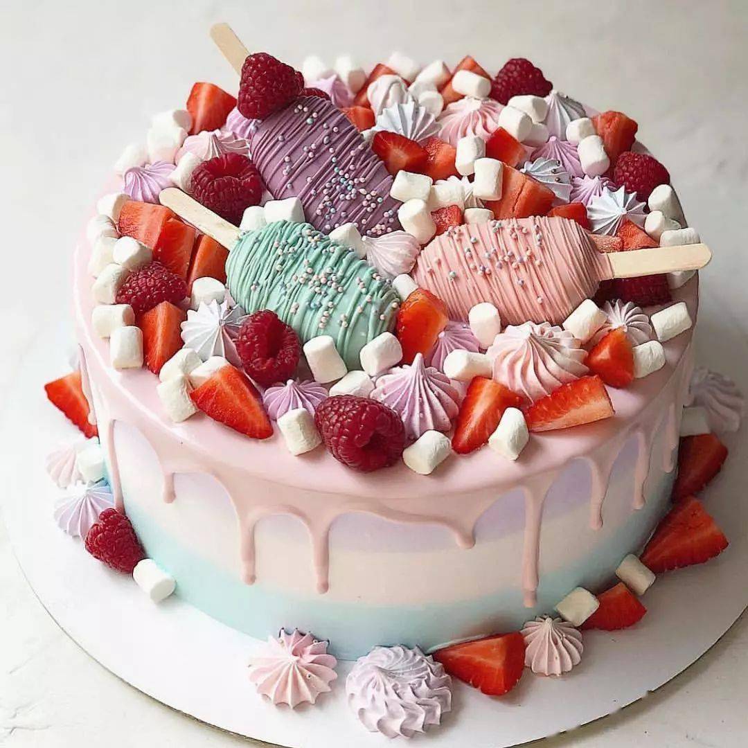 外国私房月入几万的蛋糕长这样?据说做成这样简单又好卖!_造型