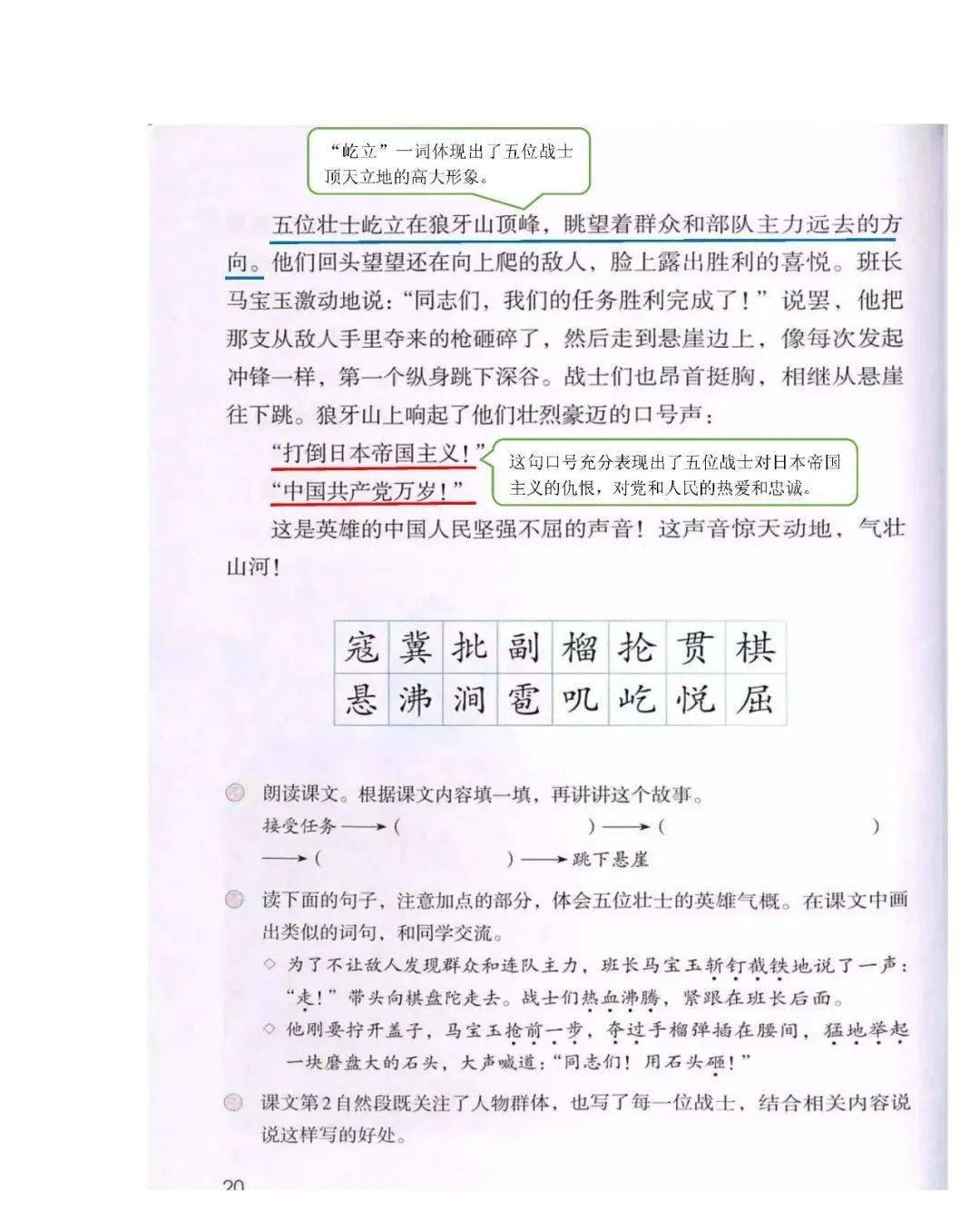 部编版六年级上册语文课堂笔记收藏给孩子预习吧