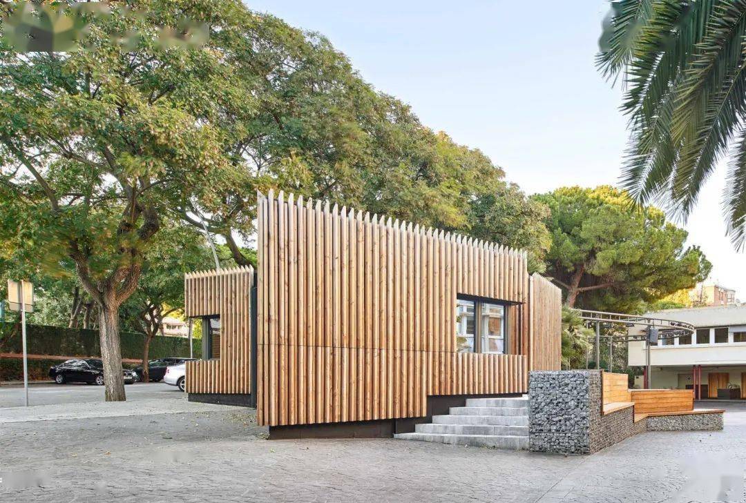 坚不可摧的校园入口及周边景观设计