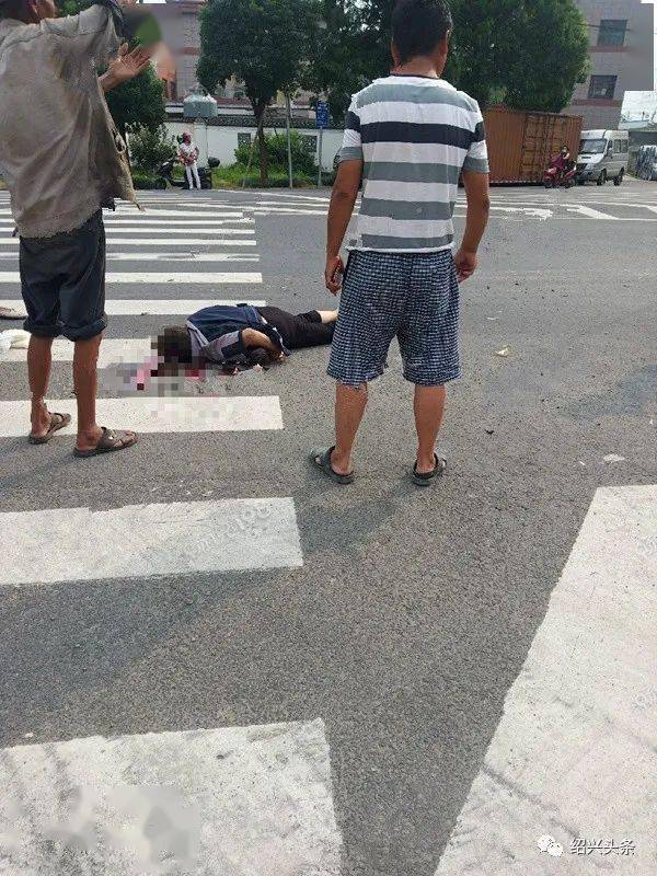 郑州车祸男子身首异处图片