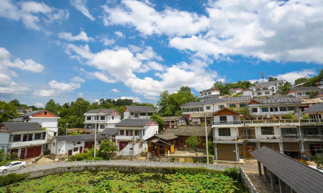 富美"龙山"入画来_乡村