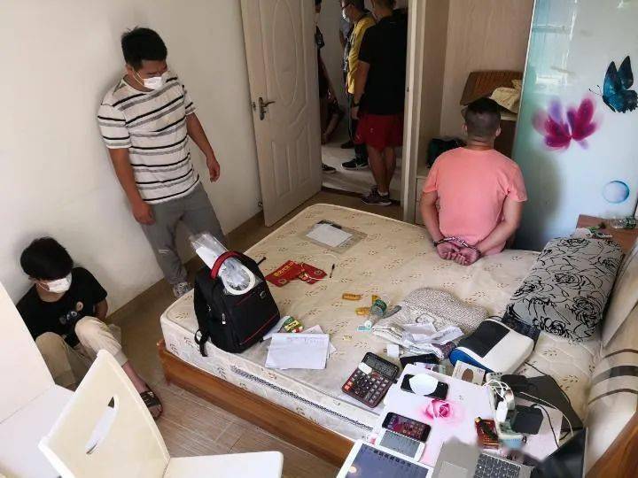 特大网络赌博案,林某在窝点里被抓