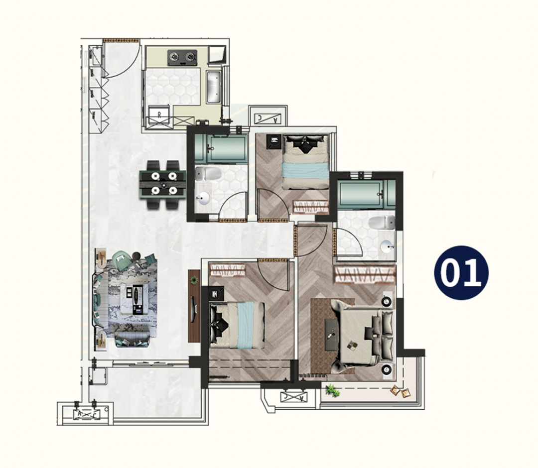 首付30万买三房!二套低至4成!地铁,省一级名校环伺!
