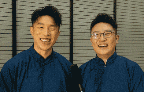 了衣服穿上大褂站在台上是个相声演员还要看烧饼德云社论起身材大家不