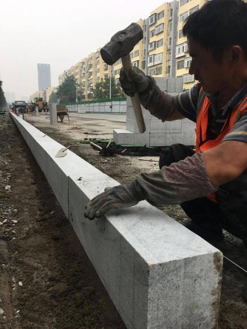 一线丨联通路提升改造工程四标项目动态_施工