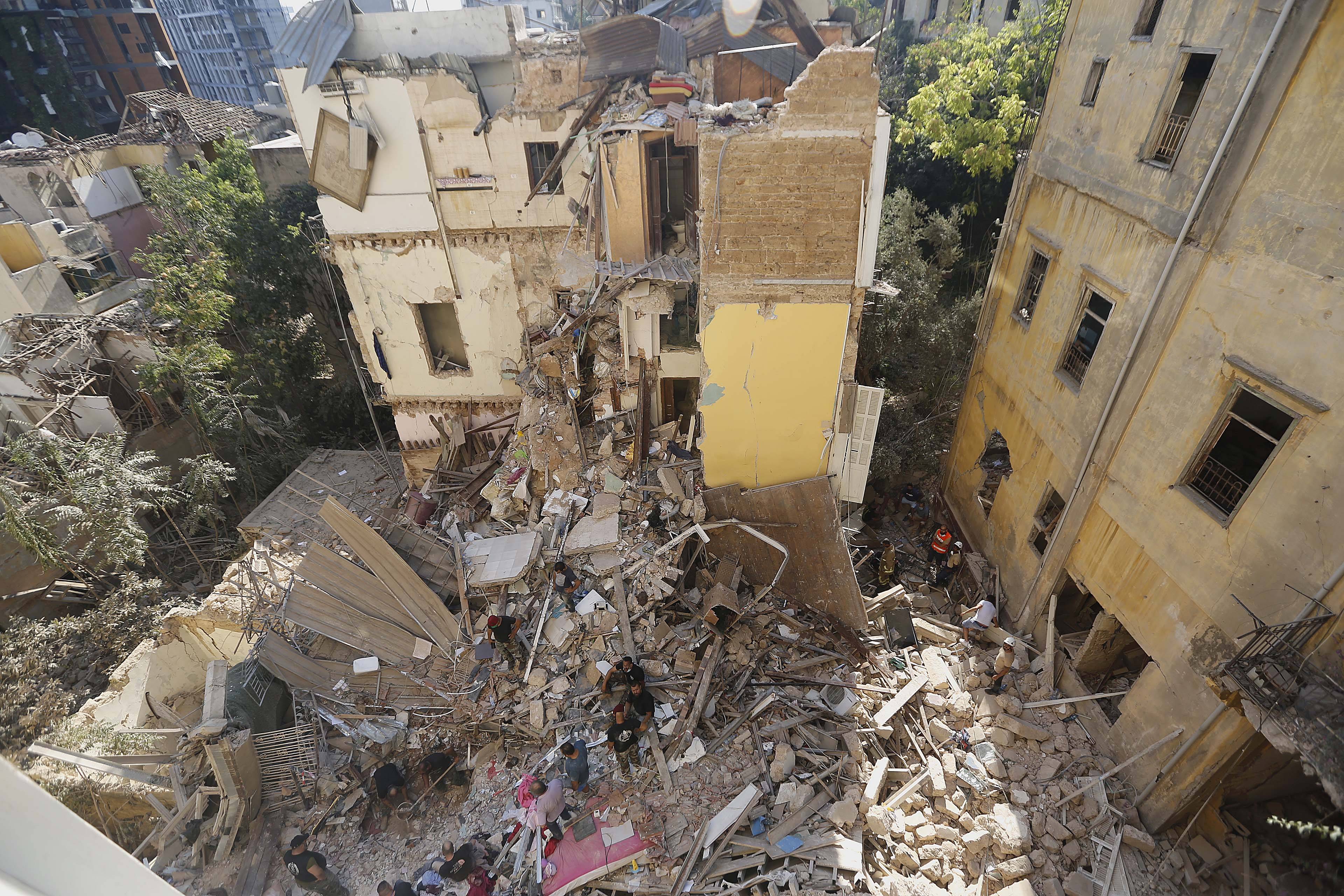 黎巴嫩贝鲁特:爆炸过后