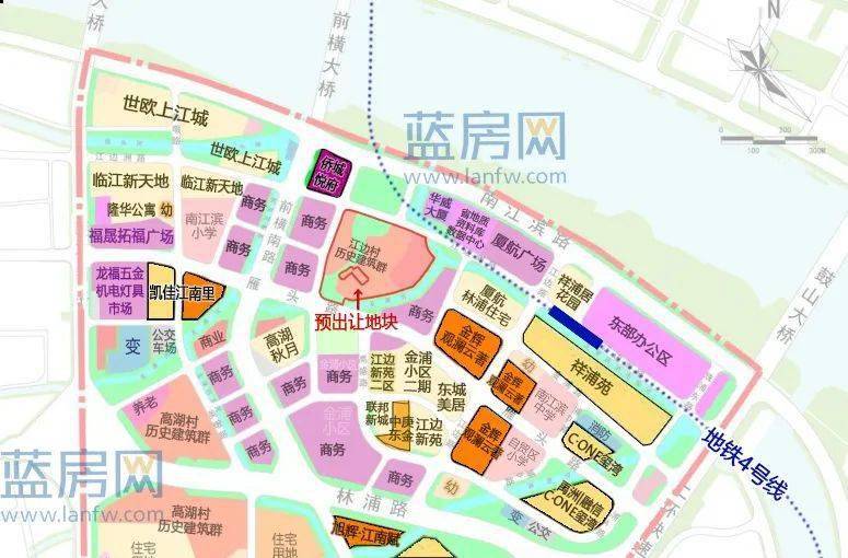 东西两侧规划商务用地,未来将打造商务集群(江南cbd)