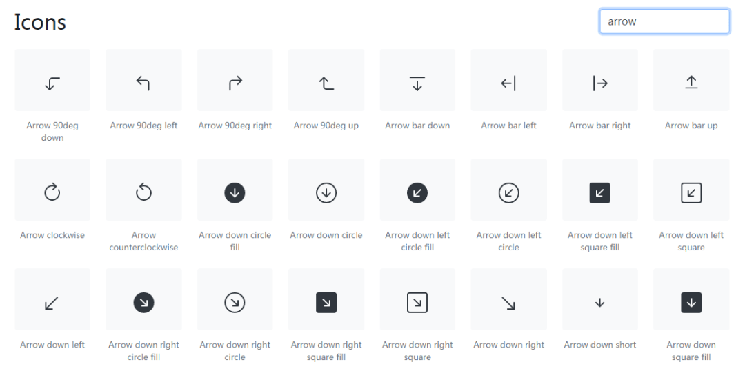 bootstrap开源svg图标库bootstrapicons
