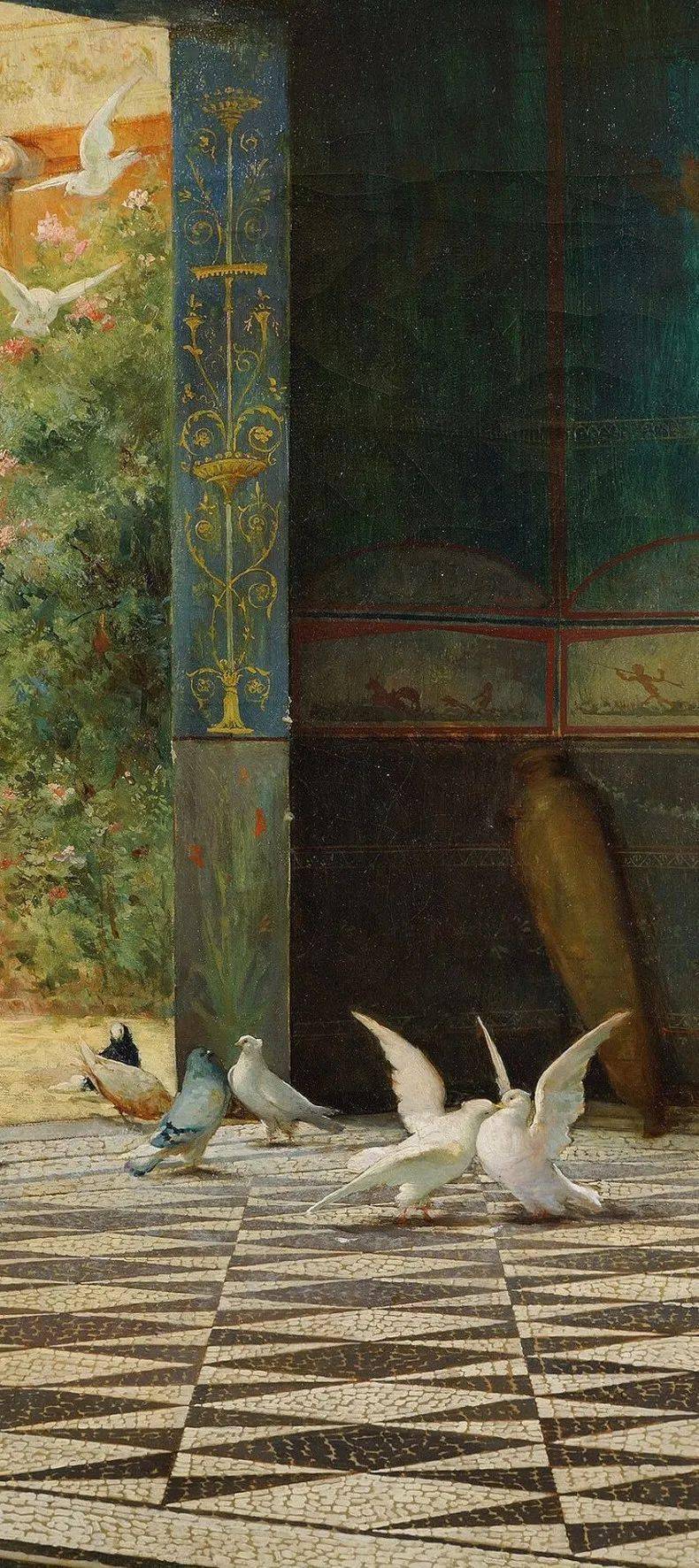 复古油画风格手机壁纸更新