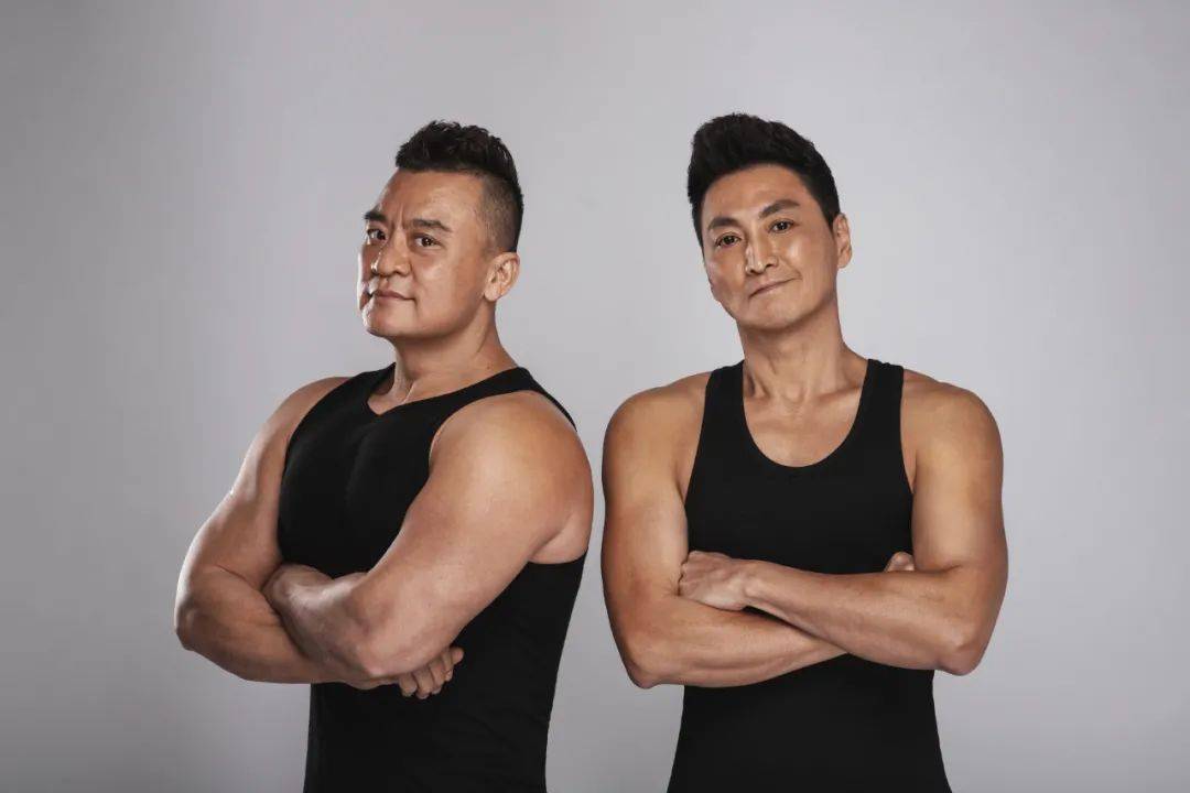 李永林与"展昭"何家劲合影