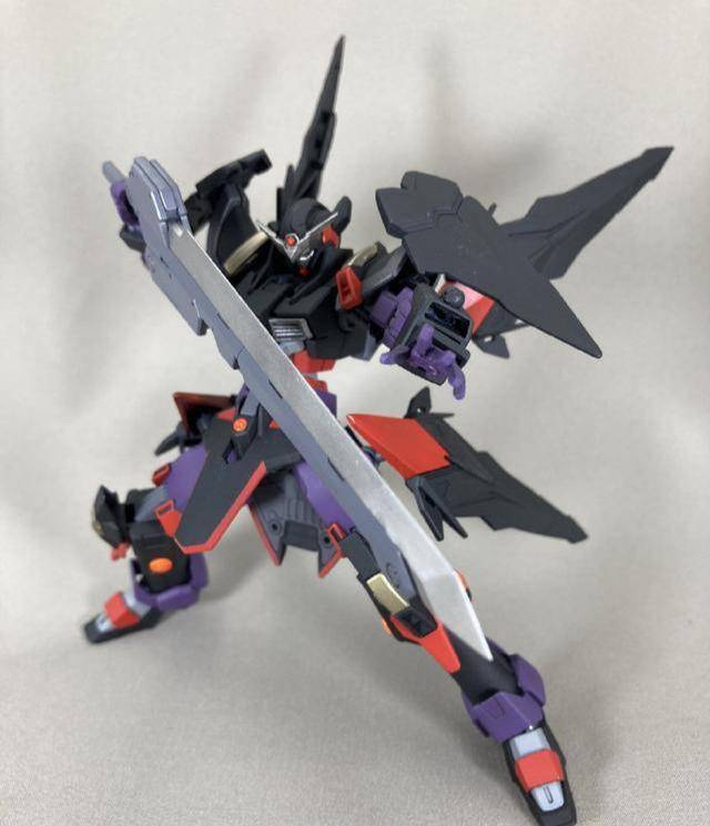 多机体混搭改造黑迅雷忍者高达