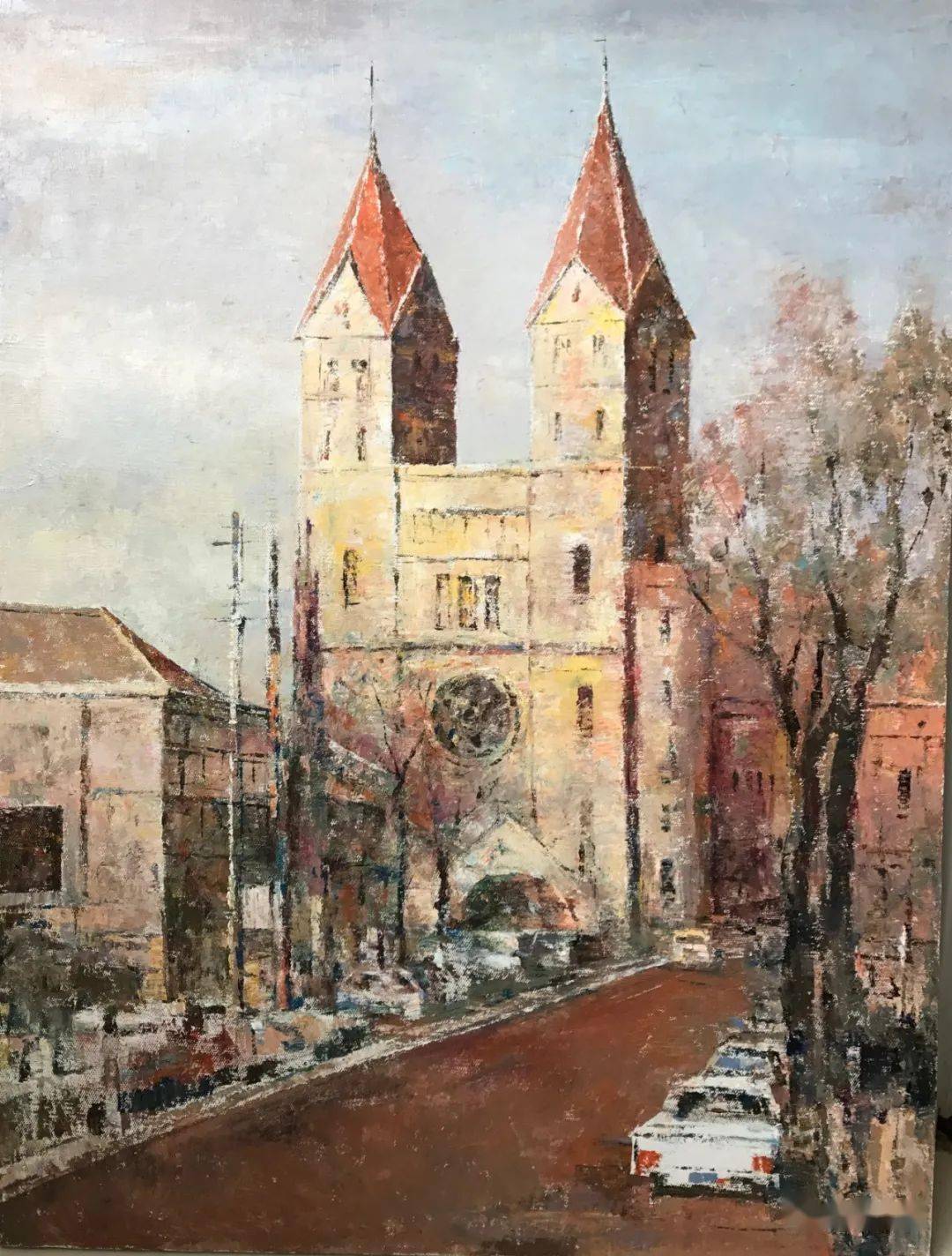 赏画李伟松色彩错写的青岛