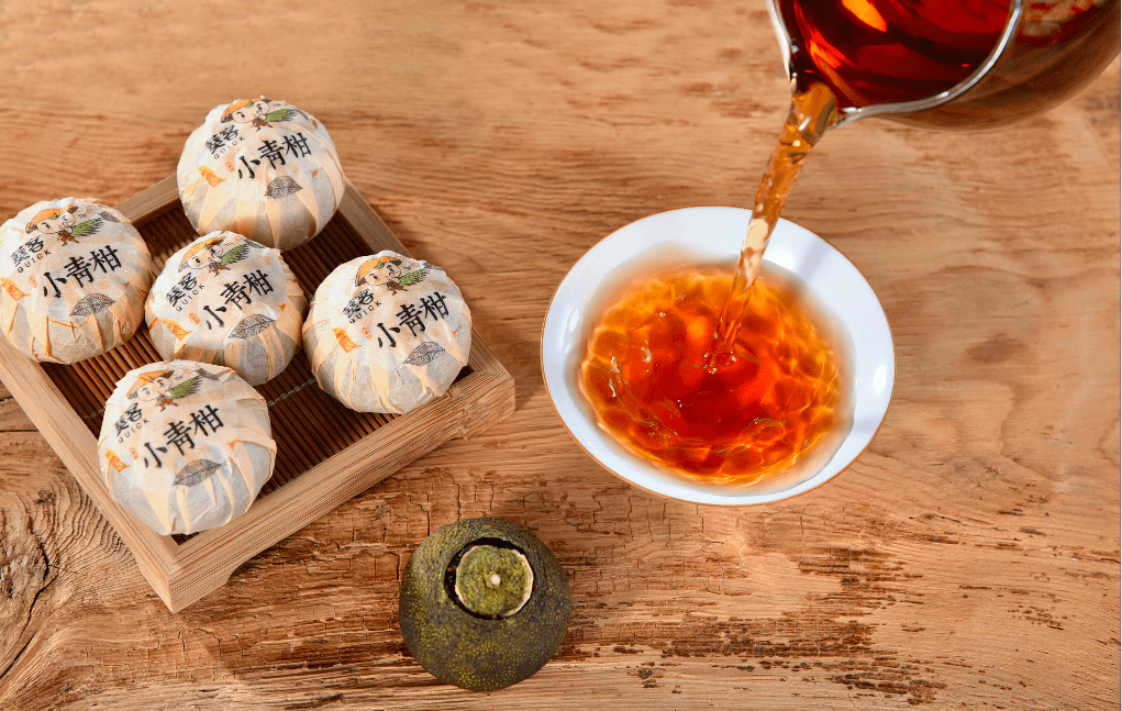 青柑清香,普洱醇厚!这杯新会小青柑茶上架了