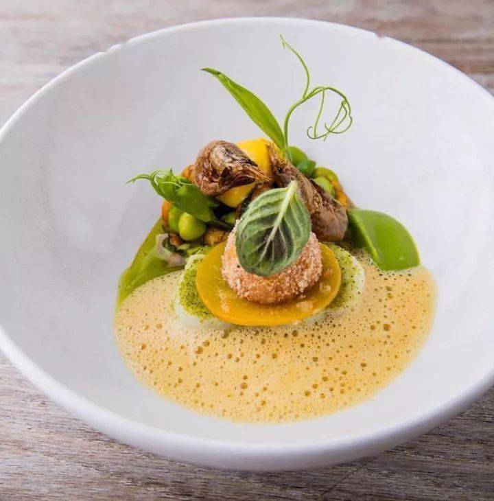 米其林餐厅菜品摆盘欣赏 .