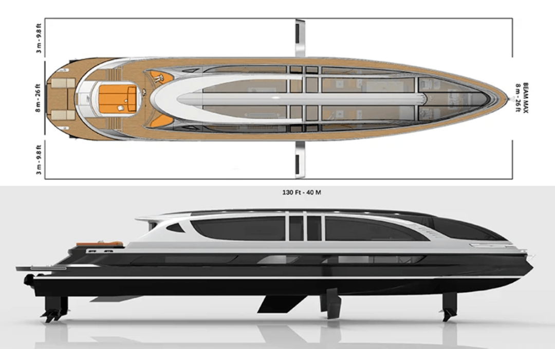 这才叫游艇!专配布加迪,简直就是海上移动豪宅!