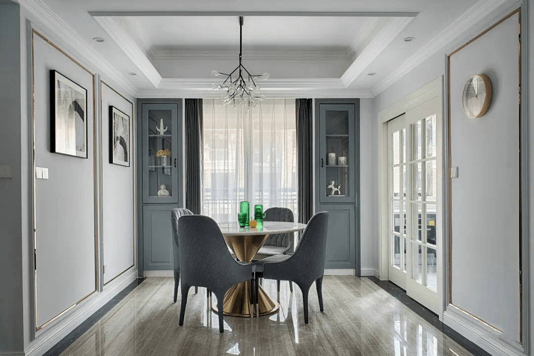 127㎡现代混搭美式轻奢简约大杂烩装出你没见过的风格