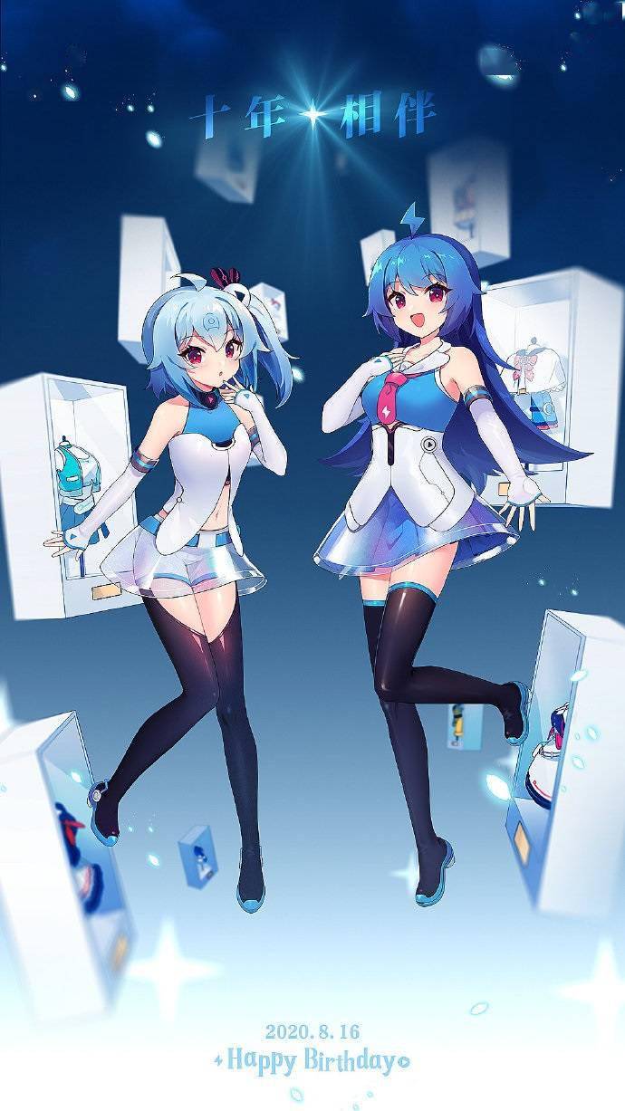 b站2233娘诞生十周年换上生日新装