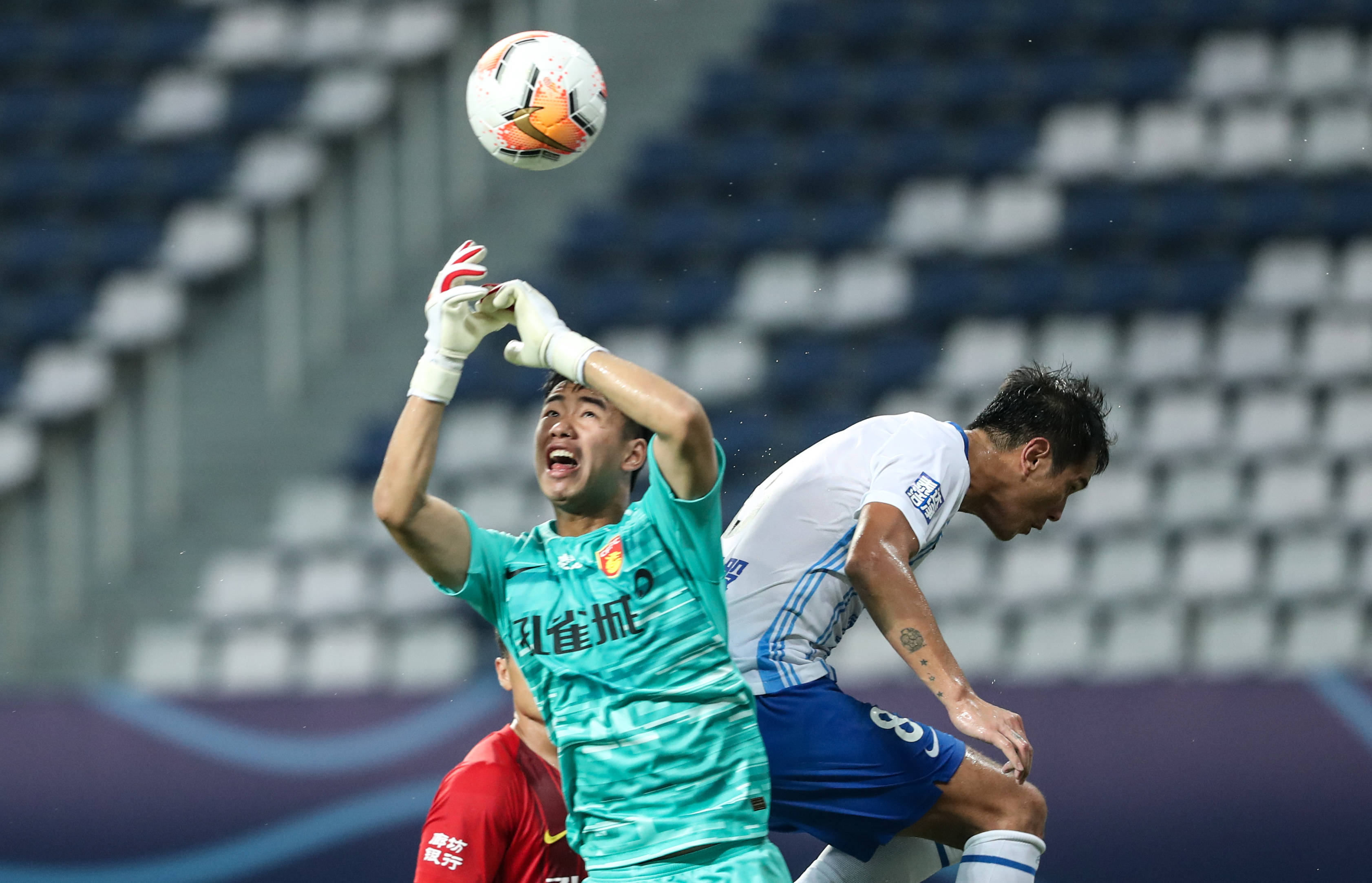 足球——中超聯賽:河北華夏幸福隊勝天津泰達隊