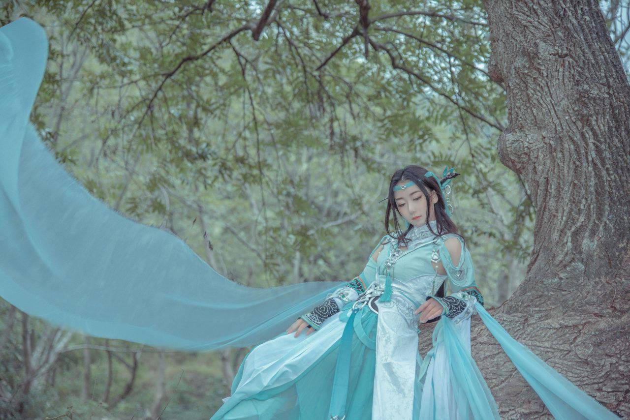 剑网3雪河琴娘cosplay