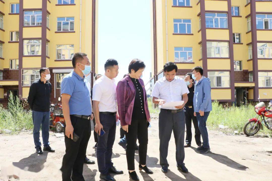 【要闻】集团公司集中教育活动工作组组长齐欣红到和谐小区(三期)调研