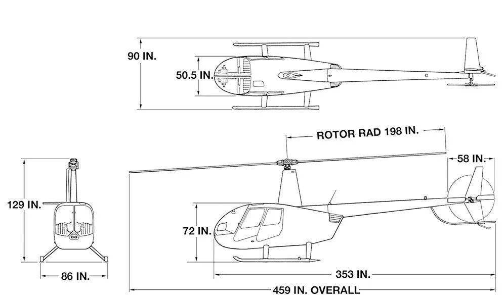 全球最畅销的直升机之一罗宾逊r44
