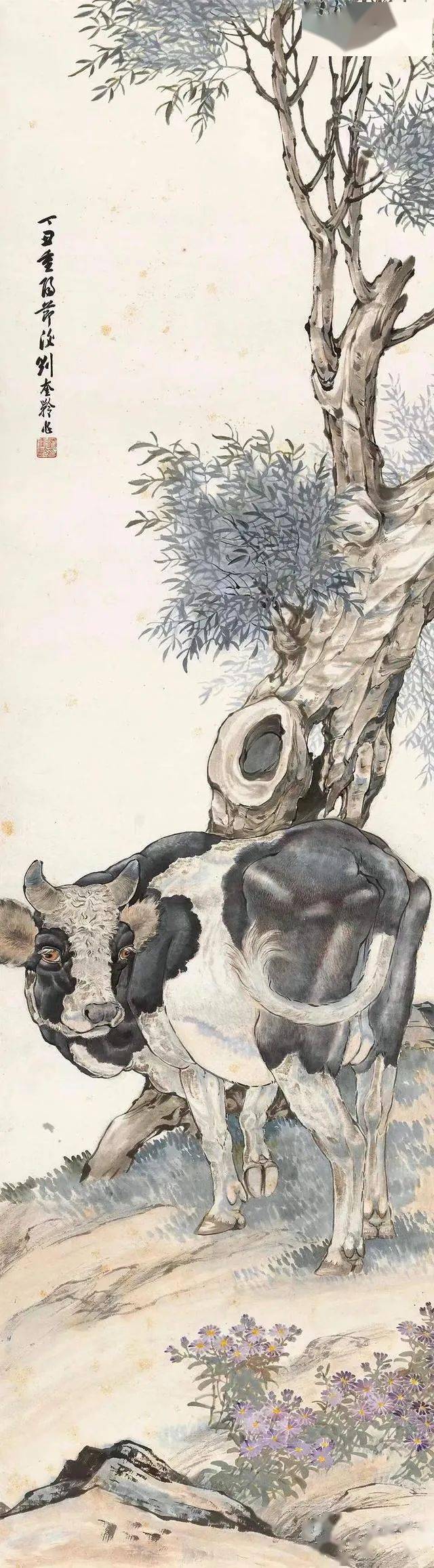 刘奎龄的走兽十二屏大师风范