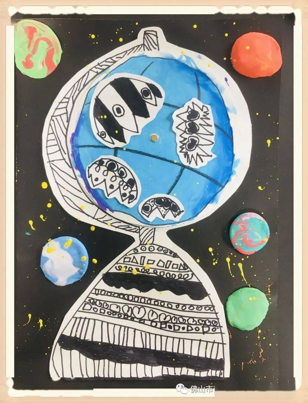 童画桂城康乐怡幼儿园美术作品欣赏