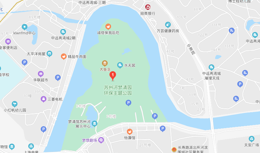 公园云导赏⑩苏州河上的一颗绿色珍珠梦清园