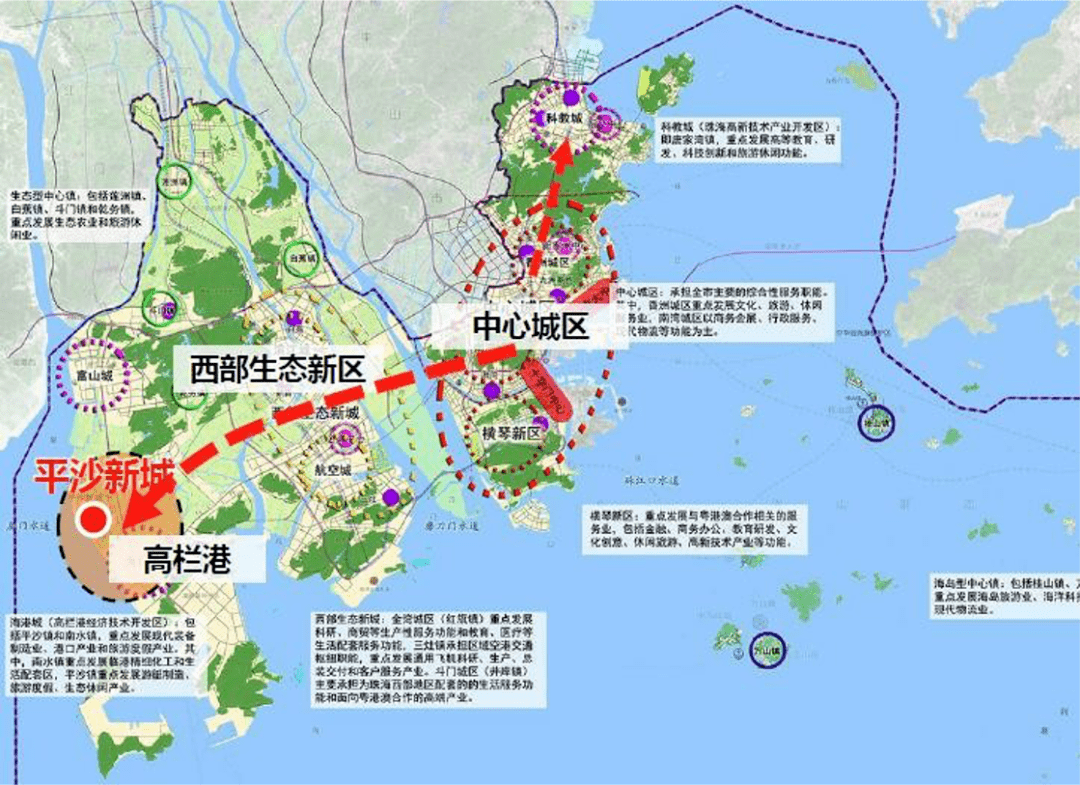 約22萬人,旅遊總面積:約25萬平方公里位置:珠海西部沿海一,平沙新城