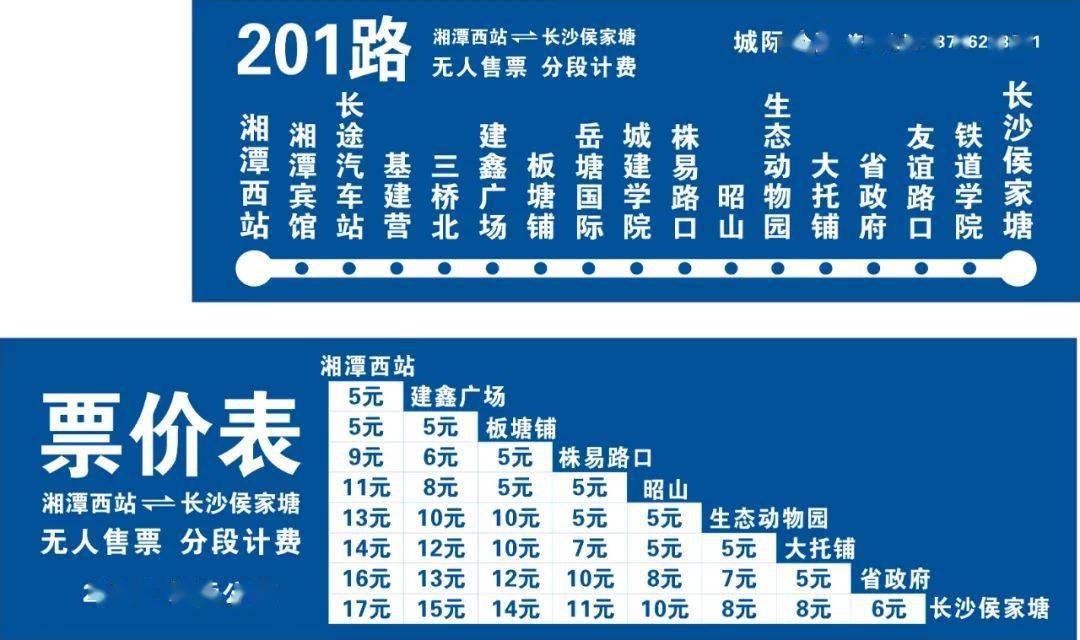 201公交站路线图图片