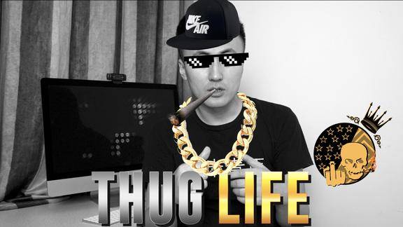 新手也能做视频特效手把手教你制作暴徒生活thuglife