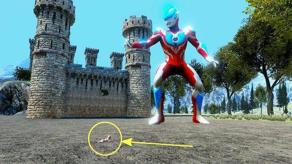 1个小屁孩向银河奥特曼发起挑战奥特曼居然被小屁孩打退化了