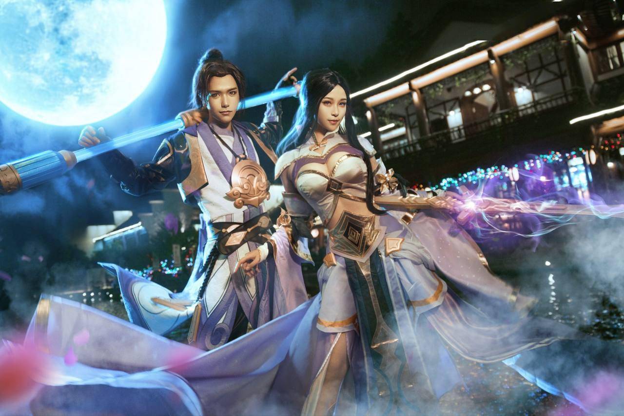 紫霞仙子x至尊宝cosplay_手机搜狐网