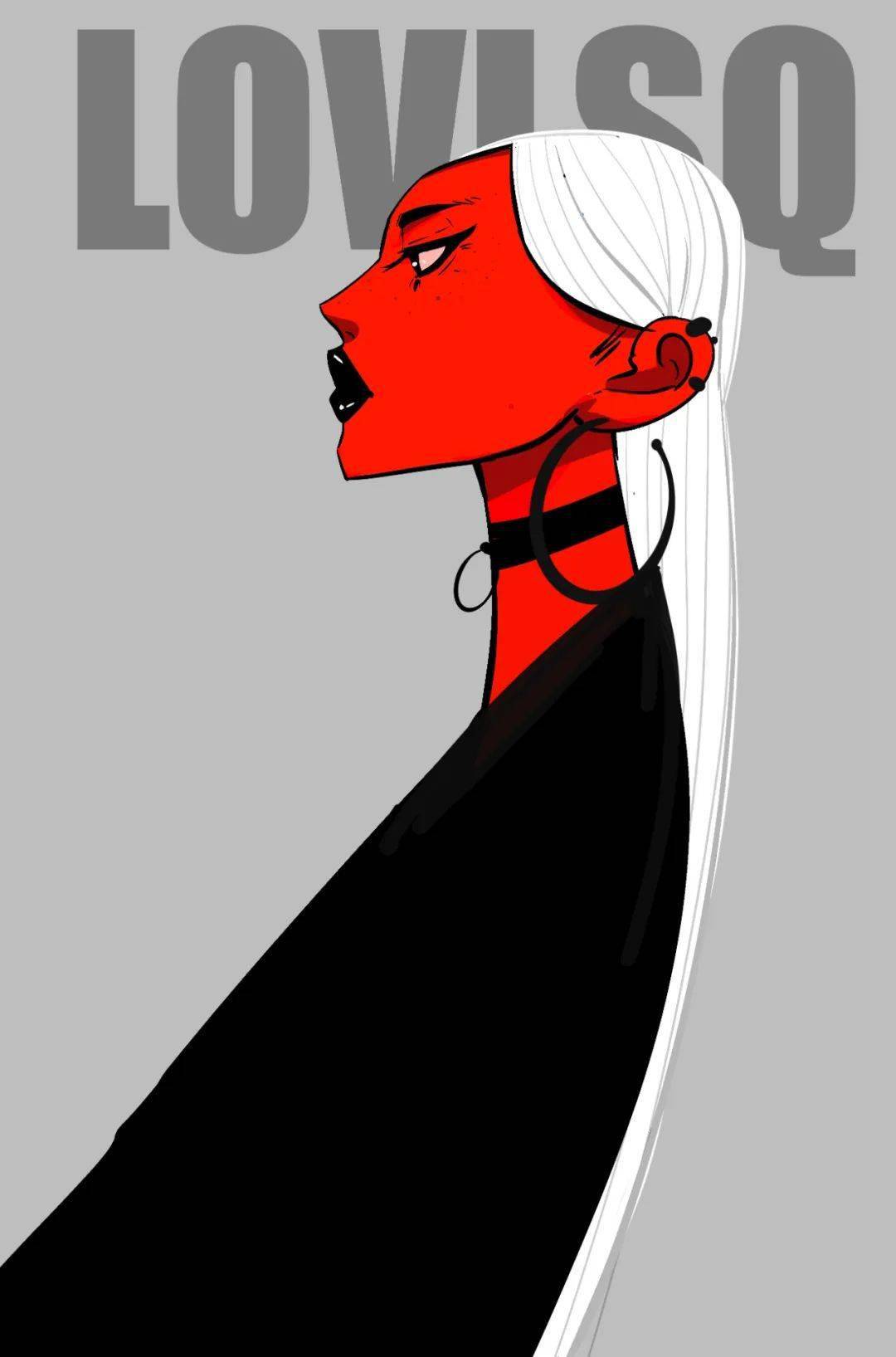 她的插画登站酷榜第1名吸粉300w的作品到底什么样