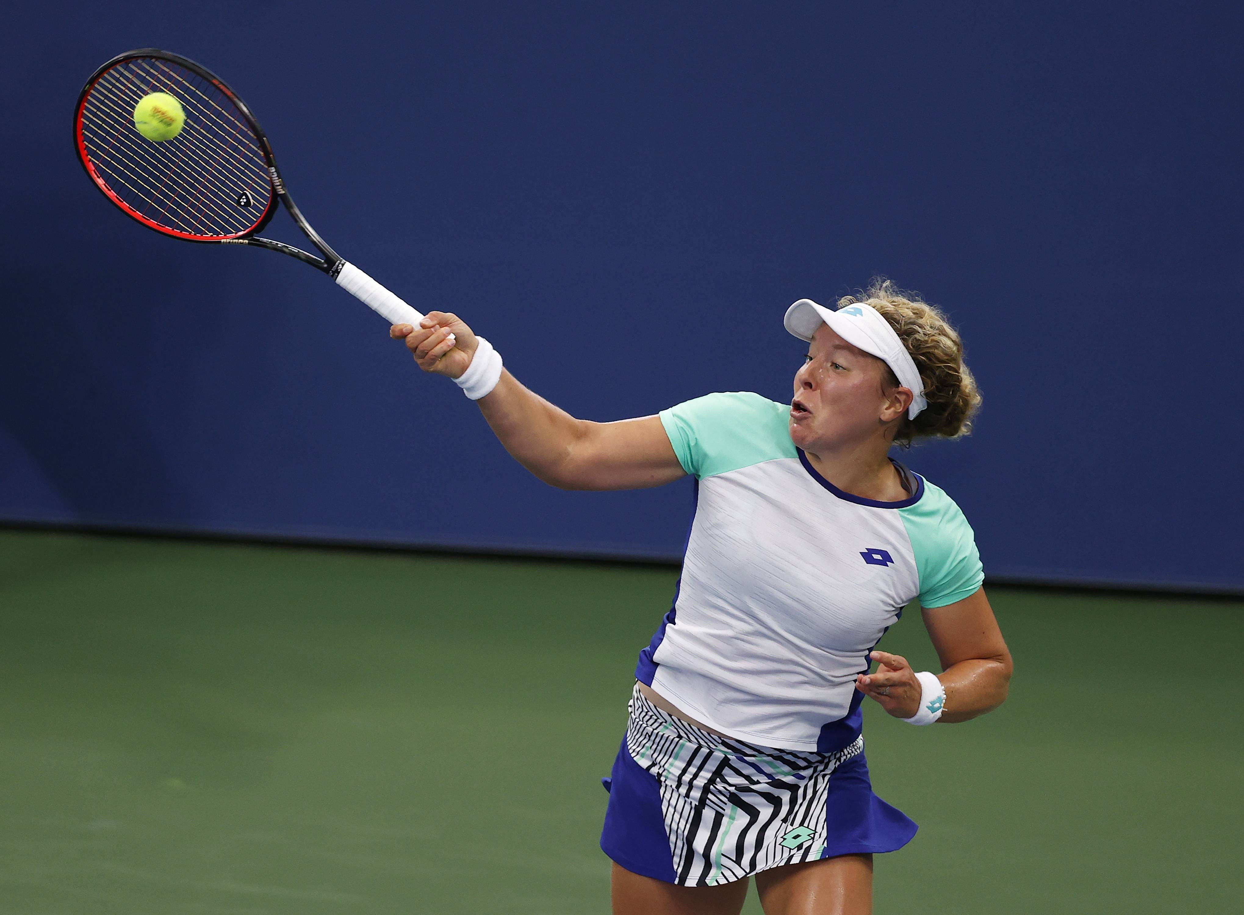 网球——美网:科贝尔晋级_比赛